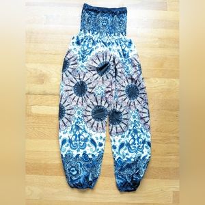 Boho beach pants. Lightweight. High waisted. Size Small. Never worn.